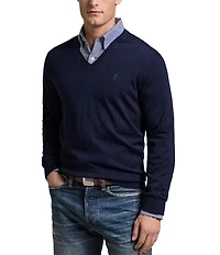 Polo Ralph Lauren Washable Wool V-Neck Sweater