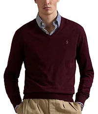 Polo Ralph Lauren Washable Wool V-Neck Sweater