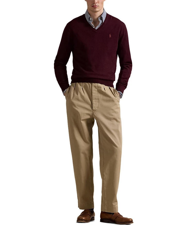 Polo Ralph Lauren Washable Wool V-Neck Sweater