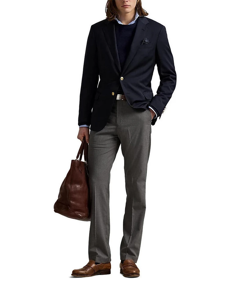 Polo Ralph Lauren Weekday Solid Flat Front Stretch Pants