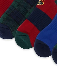 Polo Ralph Lauren Winged/Polo Player Low-Cut Socks 6-Pack
