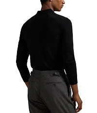 Polo Ralph Lauren Wool Long Sleeve Polo Sweater