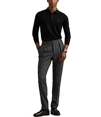 Polo Ralph Lauren Wool Long Sleeve Polo Sweater