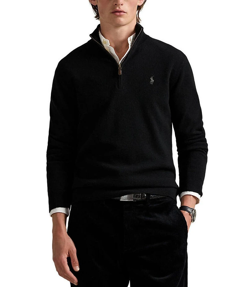 Polo Ralph Lauren Wool Quarter-Zip Sweater