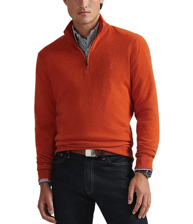 Polo Ralph Lauren Wool Quarter-Zip Sweater