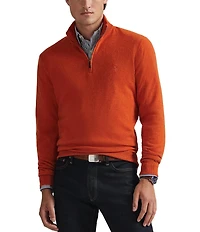 Polo Ralph Lauren Wool Quarter-Zip Sweater