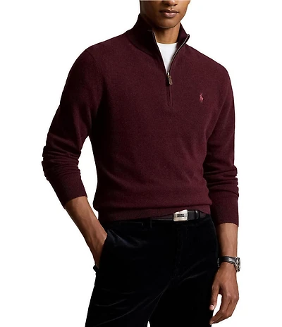 Polo Ralph Lauren Wool Quarter-Zip Sweater
