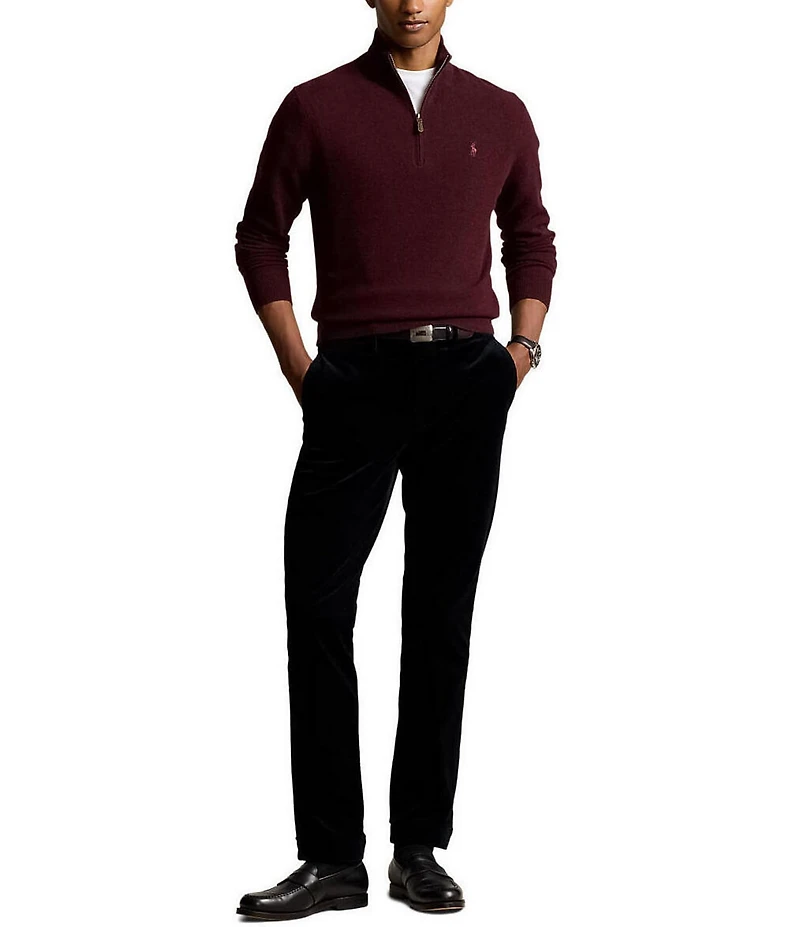 Polo Ralph Lauren Wool Quarter-Zip Sweater
