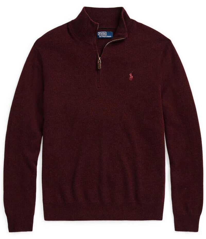 Polo Ralph Lauren Wool Quarter-Zip Sweater