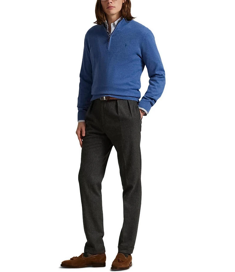 Polo Ralph Lauren Wool Quarter-Zip Sweater