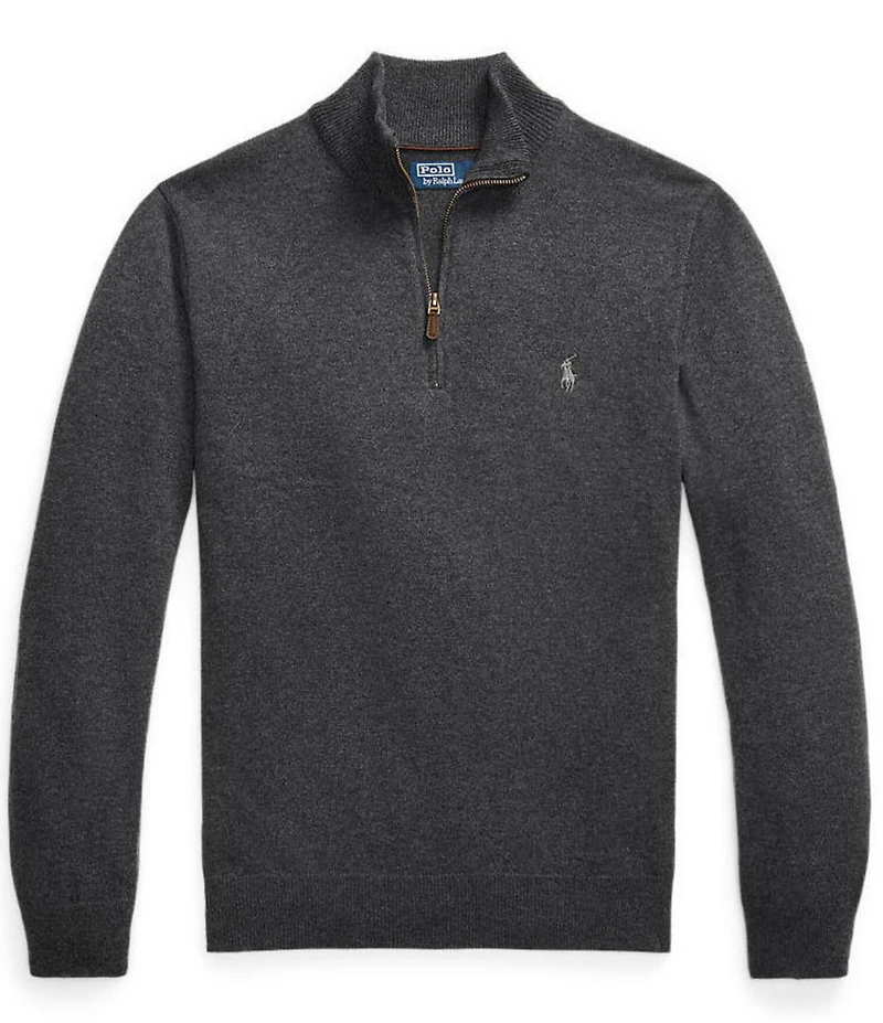 Polo Ralph Lauren Wool Quarter-Zip Sweater