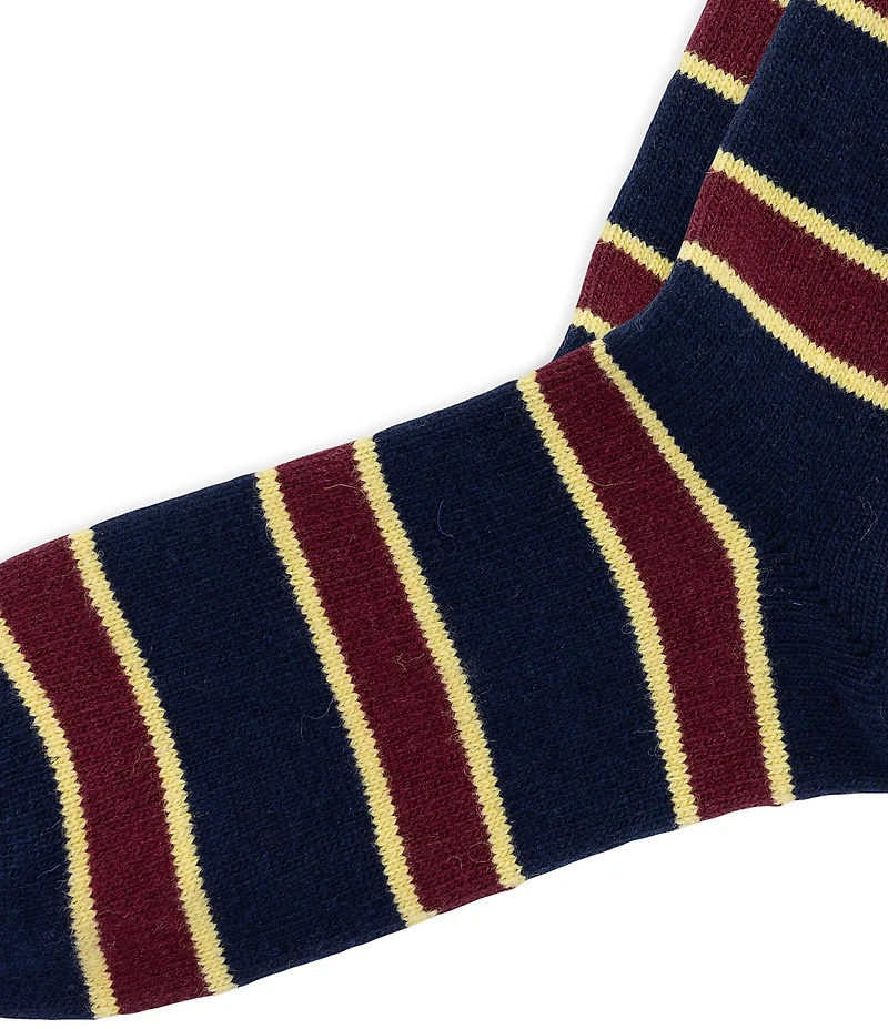 Polo Ralph Lauren Wool Repp Stripe Socks