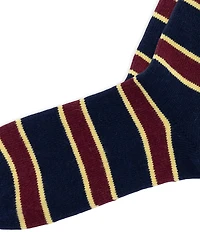 Polo Ralph Lauren Wool Repp Stripe Socks