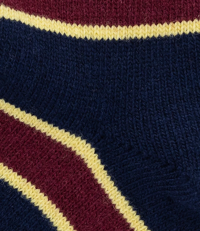 Polo Ralph Lauren Wool Repp Stripe Socks