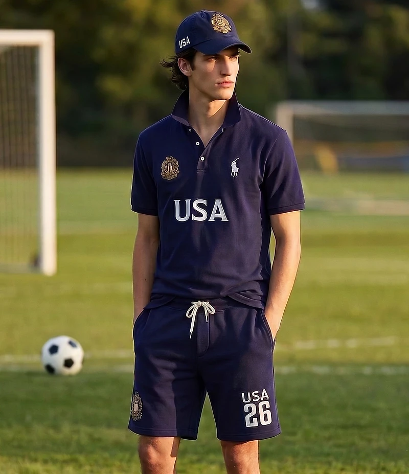 Polo Ralph Lauren Soccer Team 8.5#double; Inseam Shorts