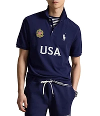 Polo Ralph Lauren World Cup 2026 USA Classic Fit Short Sleeve Polo Shirt