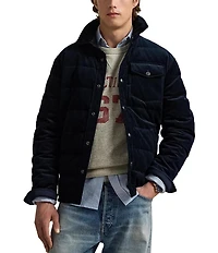 Polo Ralph Lauren Wynton Down Quilted Long Sleeve Knit Shacket