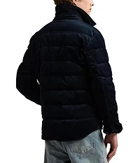 Polo Ralph Lauren Wynton Down Quilted Long Sleeve Knit Shacket