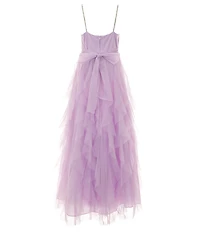 Poppies and Roses Big Girls Sleeveless Emma Bodice/Corkscrew-Skirted Ballgown