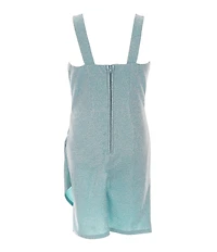 Poppies and Roses Big Girls Sleeveless Sherri-Shine Ruched Dress