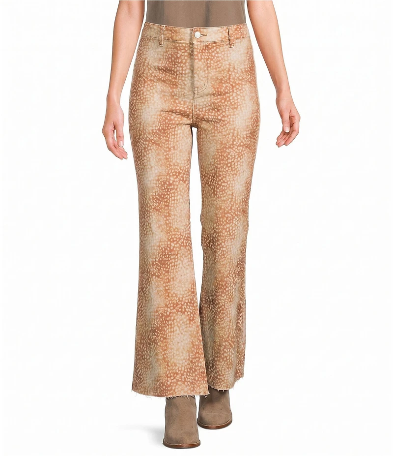 Poppy & Pine Fawn Denim Printed Pants