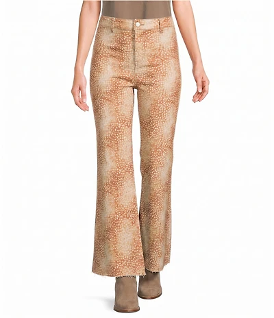 Poppy & Pine Fawn Denim Printed Pants