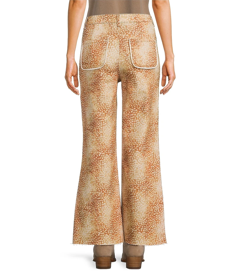 Poppy & Pine Fawn Denim Printed Pants