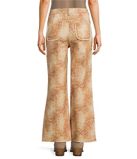 Poppy & Pine Fawn Denim Printed Pants