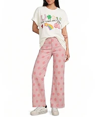 Poppy & Pine Good Things Are Coming Cropped T-Shirt