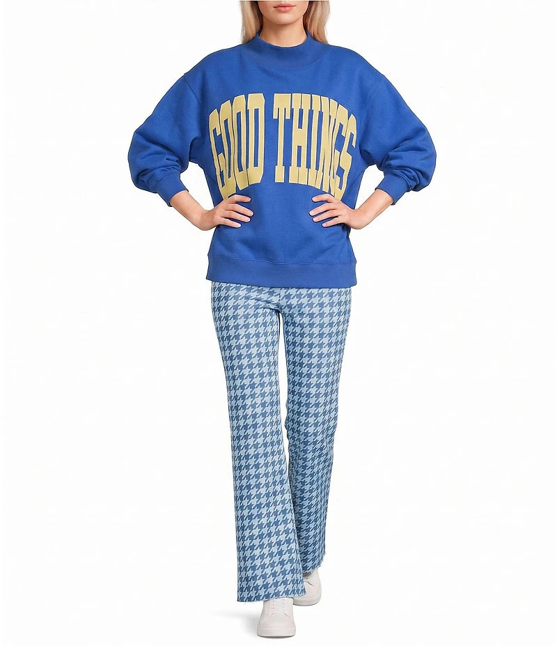 Poppy & Pine Long Sleeve Good Things Pullover Sweatshirt