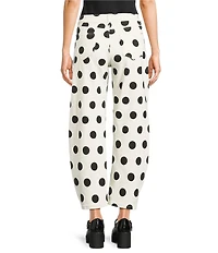 Poppy & Pine Polka Dot Denim Pants