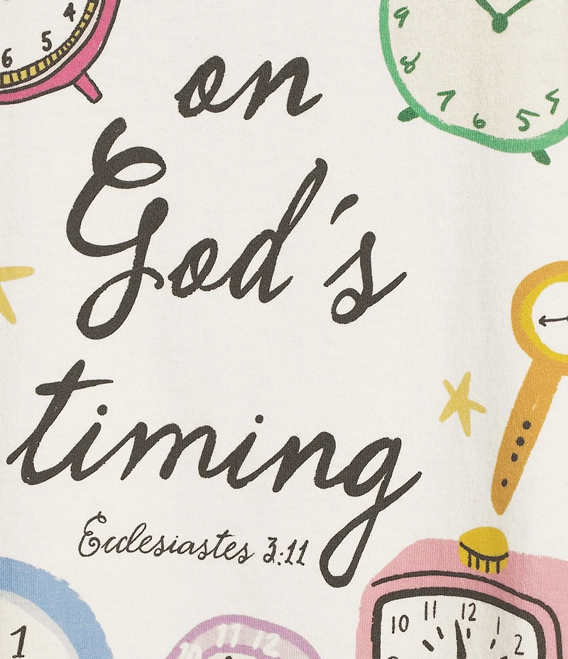 Poppy & Pine Short Sleeve On God's Timing T-Shirt