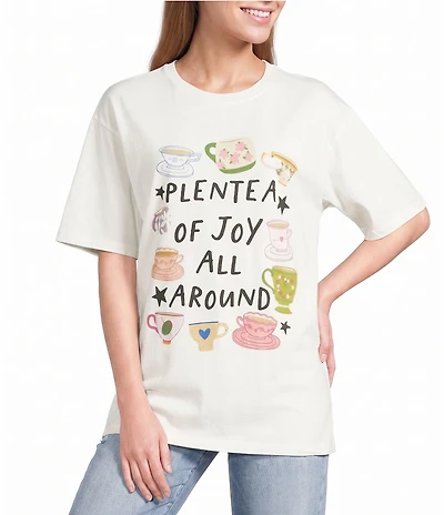 Poppy & Pine Short Sleeve PlenTea Of Joy All Around Tee