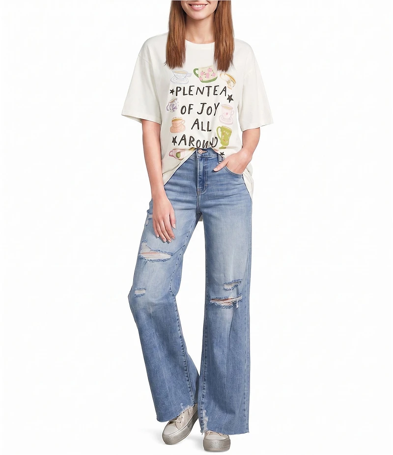 Poppy & Pine Short Sleeve PlenTea Of Joy All Around Tee