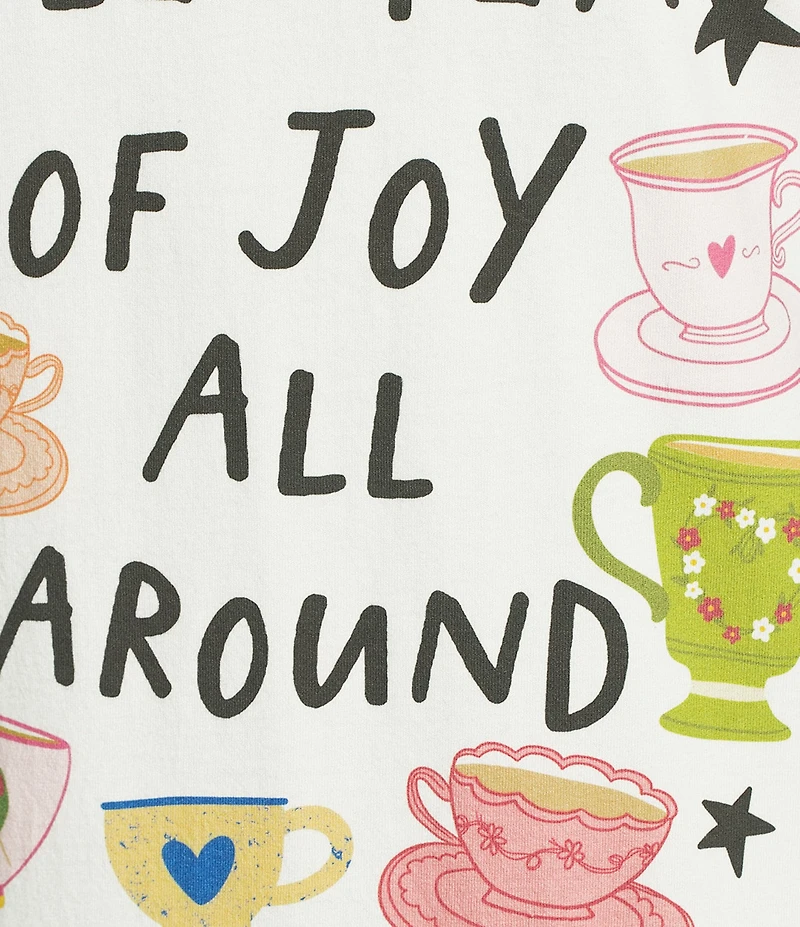 Poppy & Pine Short Sleeve PlenTea Of Joy All Around Tee