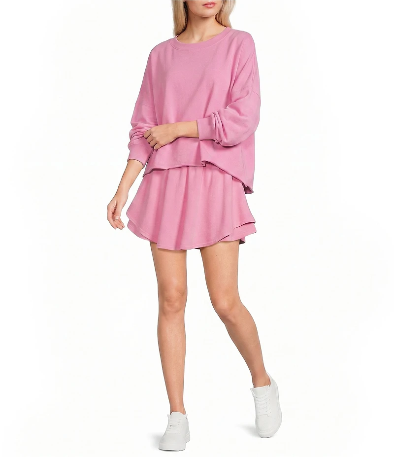Poppy & Pine Pull-On Flowy A-Line Mini Skort