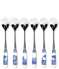 Portmeirion Blue Italian Collection Teaspoons, Set of 6