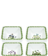 Portmeirion Botanic Garden Set of 4 Square Mini Bowls