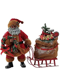 Possible Dreams African American Christmas Is Coming Santa Claus Figurine