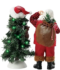 Possible Dreams Bear Cubs with Santa Figurine