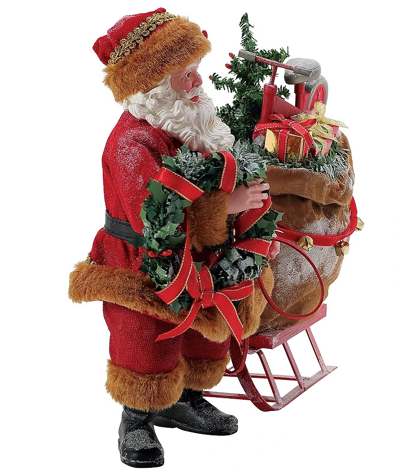 Possible Dreams Christmas Is Coming Santa Sleigh Figurine