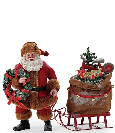 Possible Dreams Christmas Is Coming Santa Sleigh Figurine