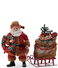 Possible Dreams Christmas Is Coming Santa Sleigh Figurine