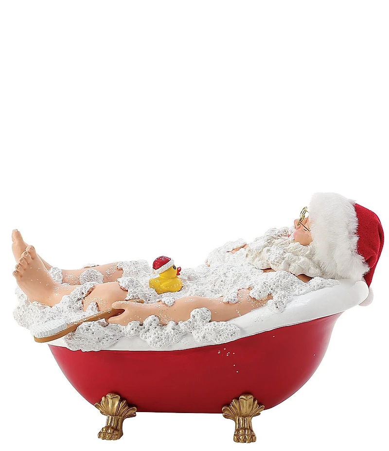 Possible Dreams Comfort and Joy Bubble Bath Santa Figurine