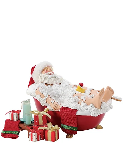 Possible Dreams Comfort and Joy Bubble Bath Santa Figurine