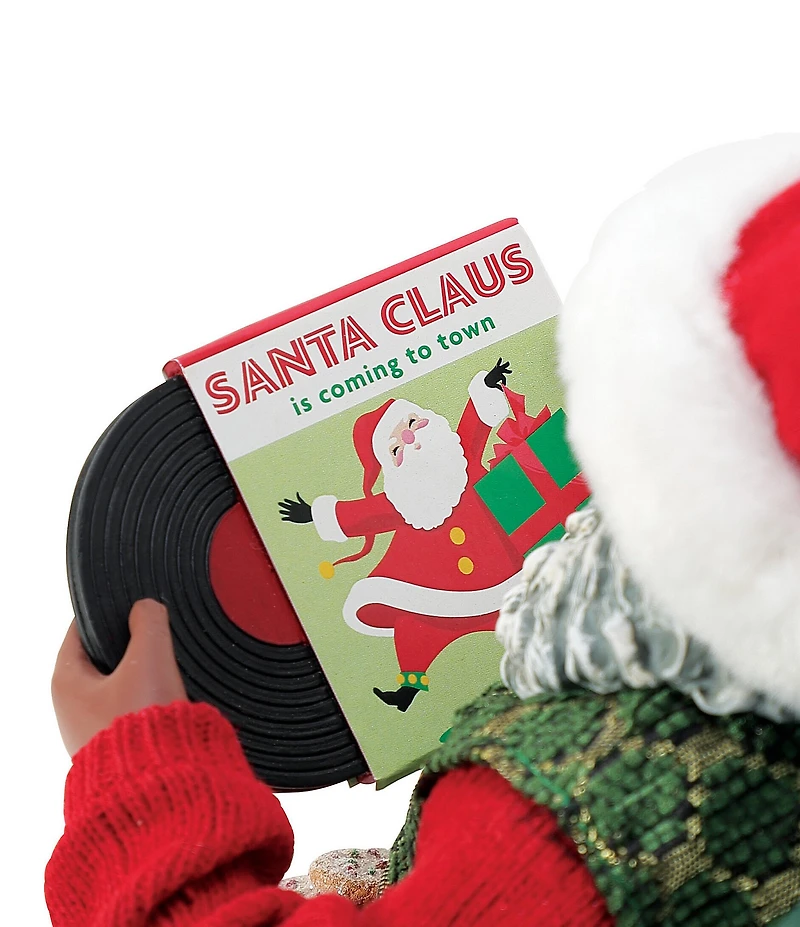 Possible Dreams Department 56 African American Santa Christmas Grooves Figurine Set