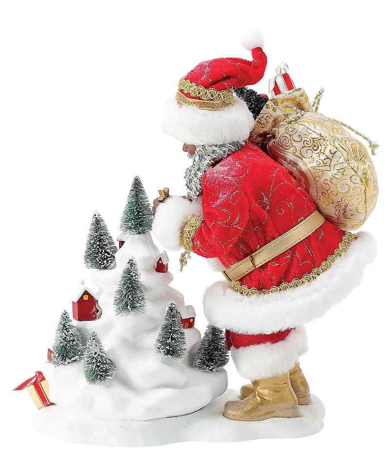 Possible Dreams Department 56 African American Santa Quaint Village Figurine