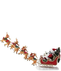 Possible Dreams Department 56 African American Santa Snowy Sleighride Figurine