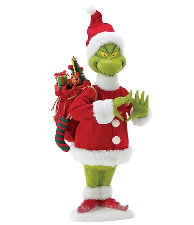 Possible Dreams Department 56 Battery-Operated Large Grinch His Heart Grew Figurine