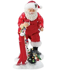 Possible Dreams Department 56 Battery-Operated LED North Pole Greeting Santa Figurine